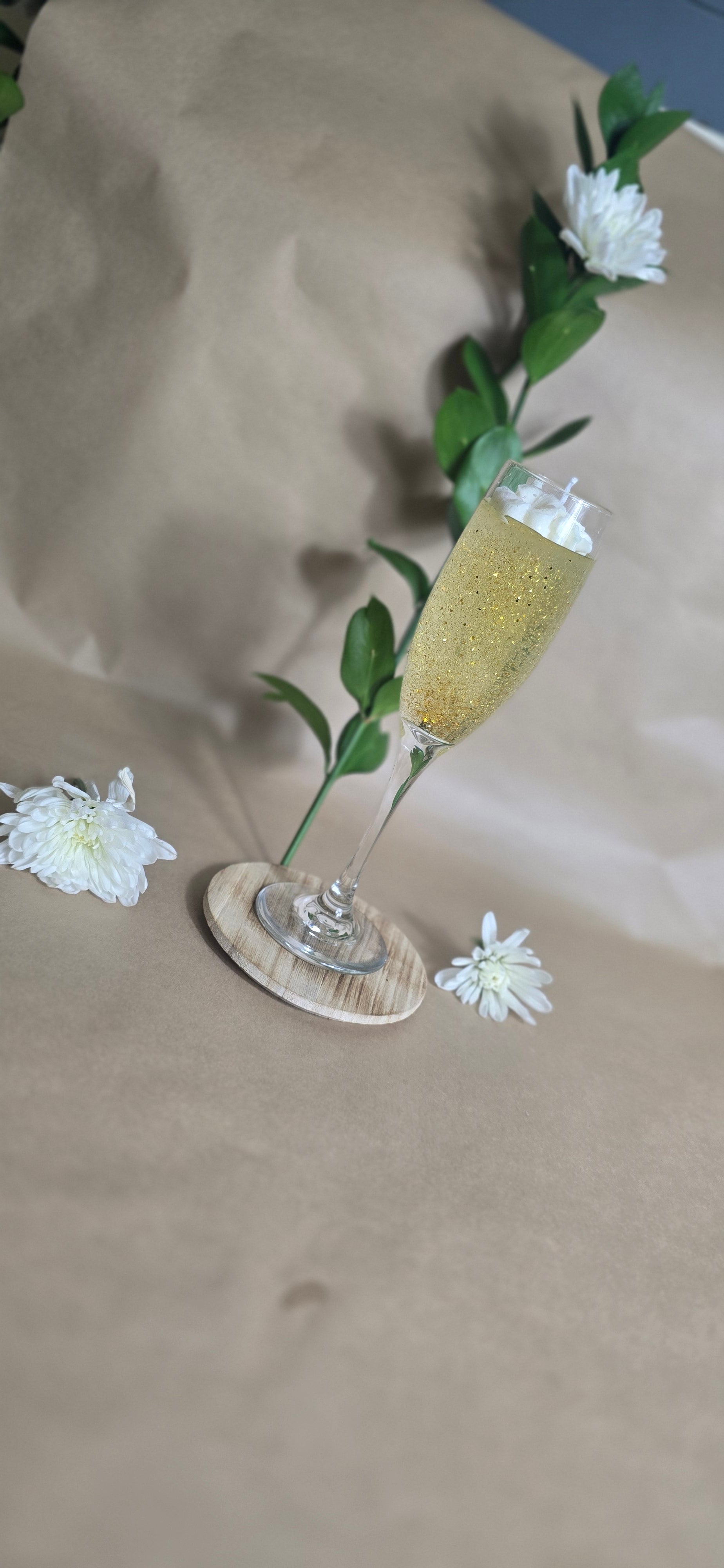 vela copa de champan