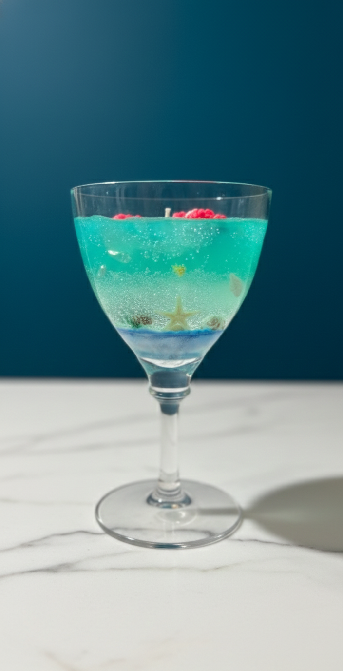 copa marina de vela de gel